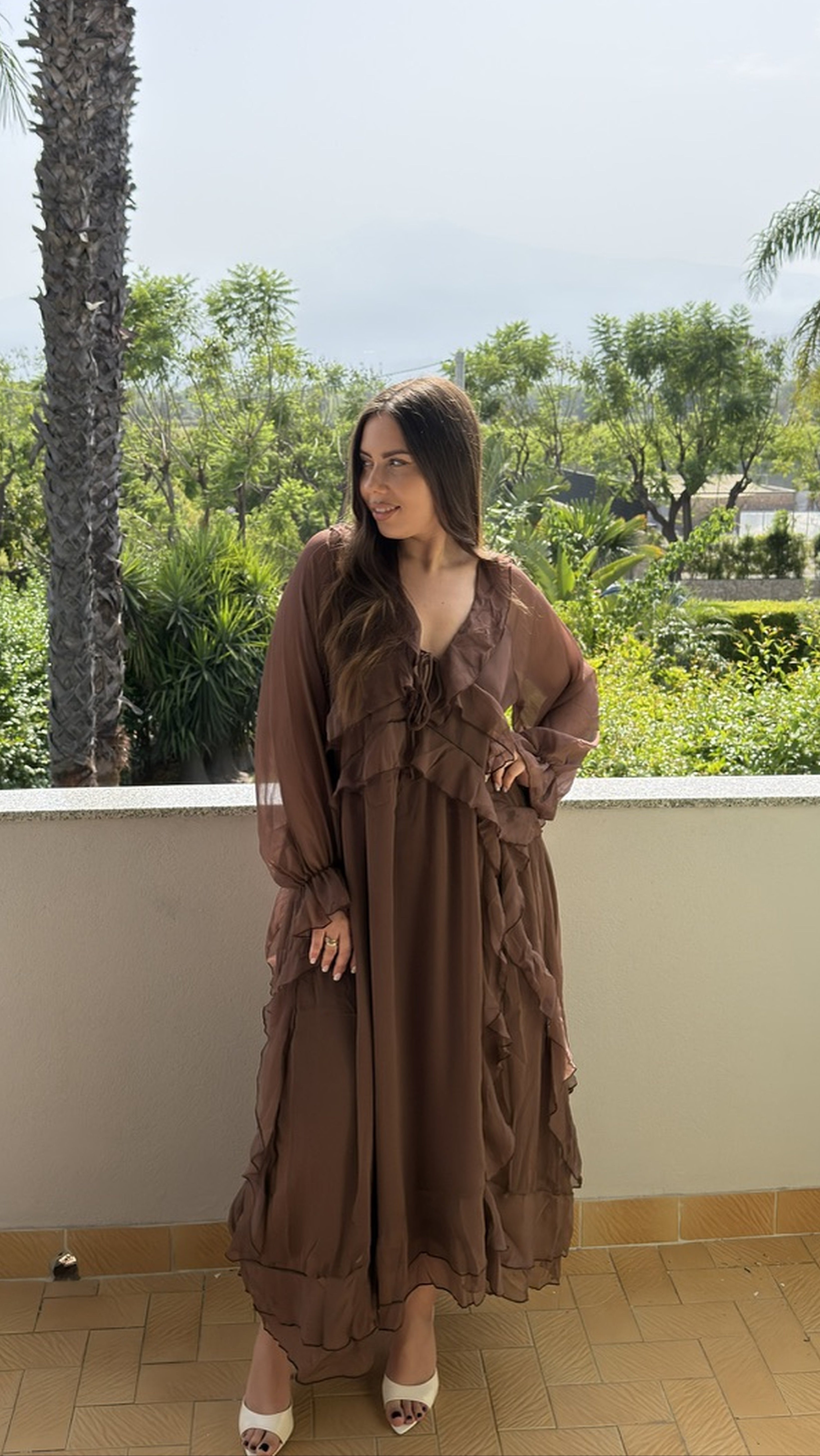 Sukienka Valentina Brown
