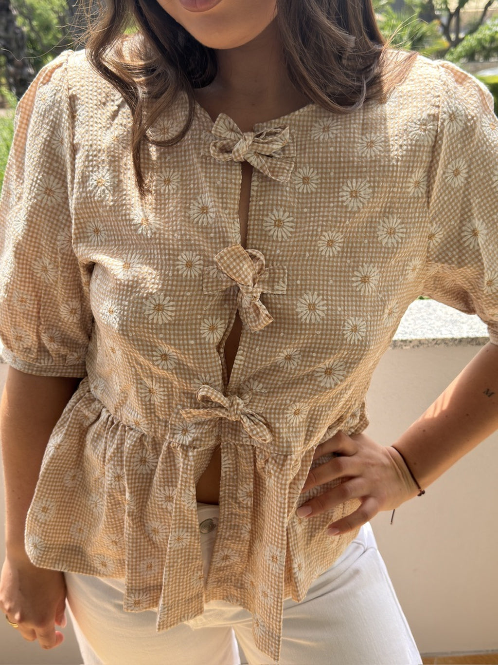 Bluzka Daisy Beige