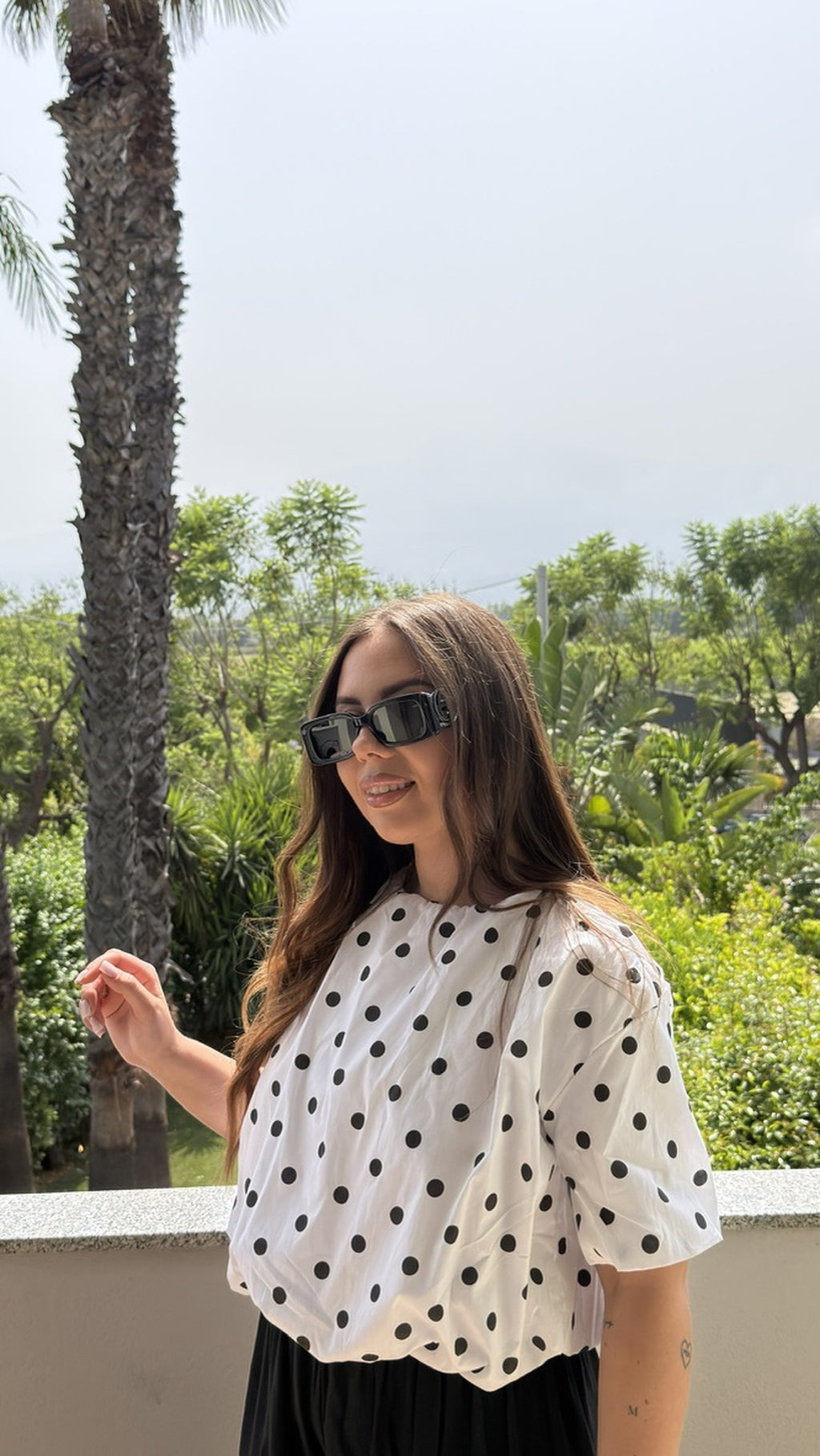 Bluzka Polka White