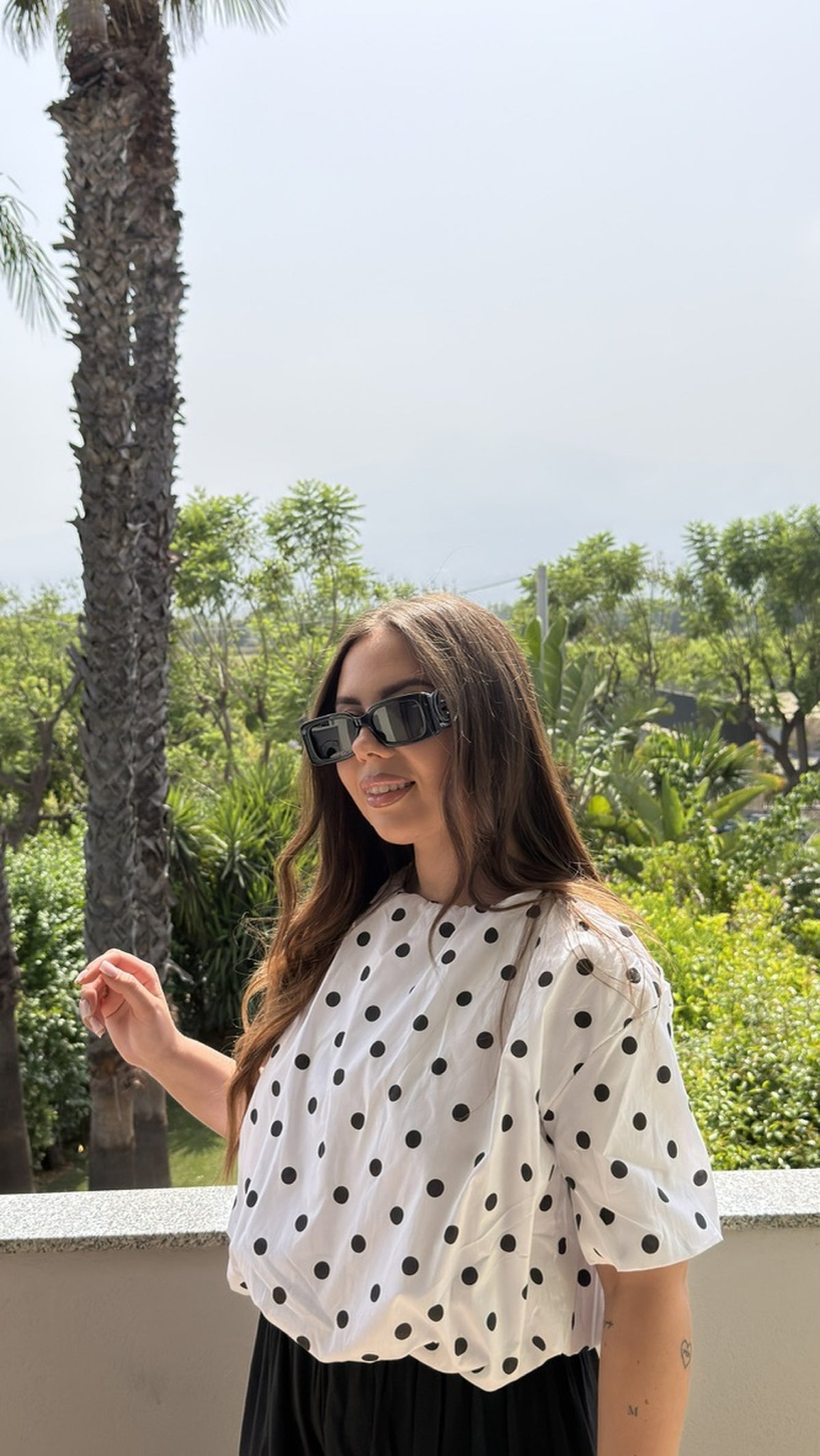Bluzka Polka White