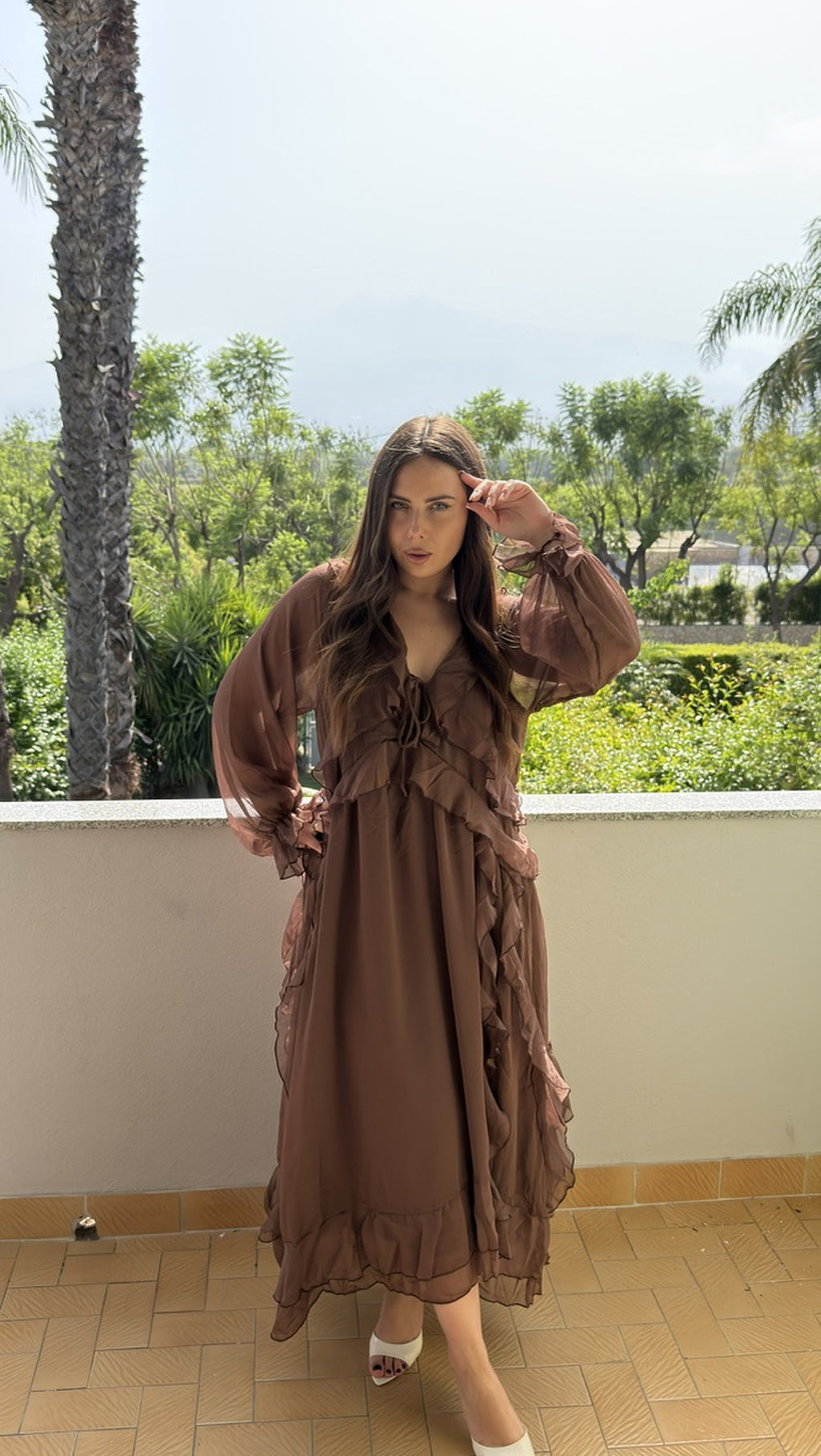 Sukienka Valentina Brown