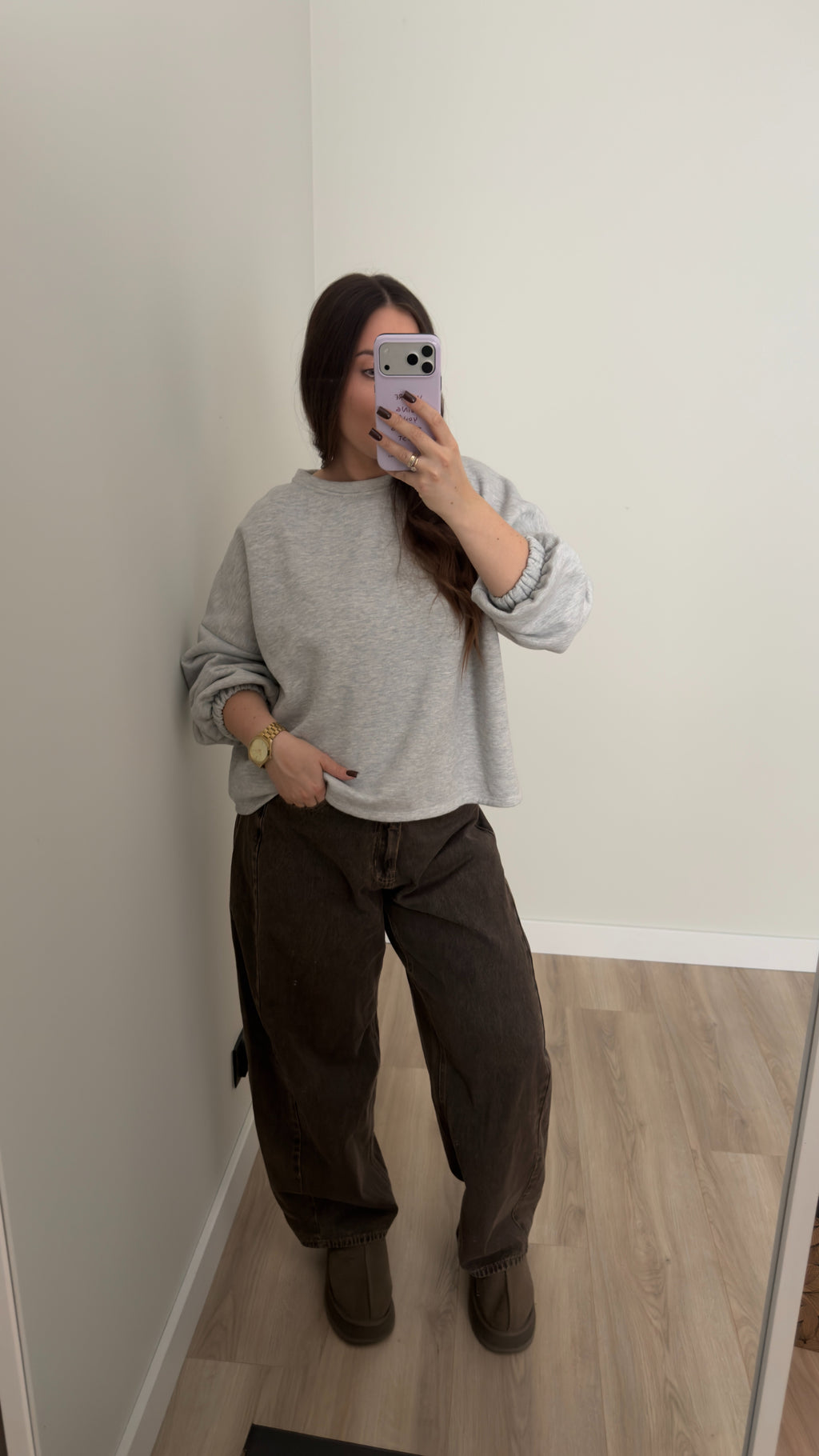 Bluza Dog Mom Grey