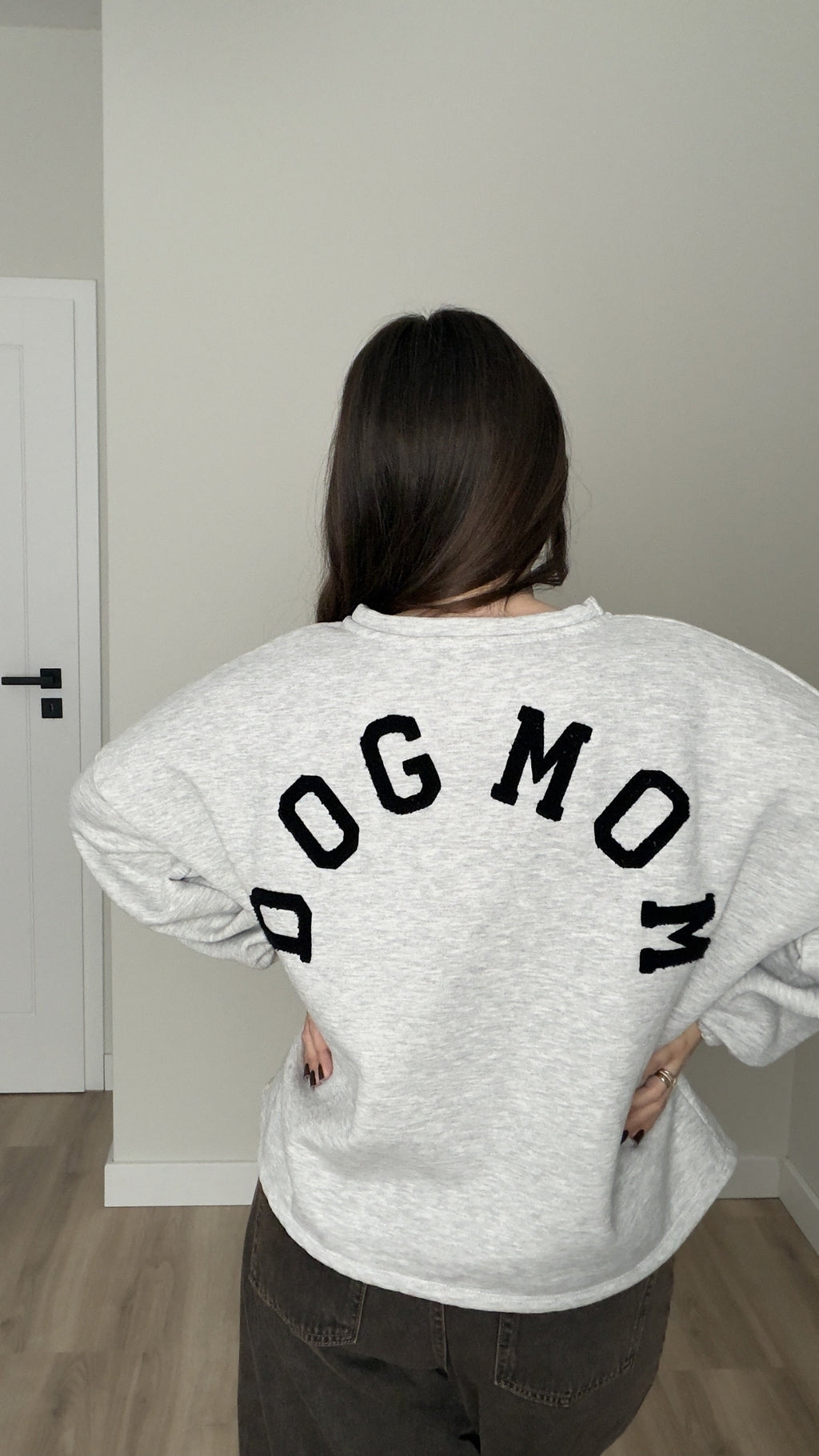 Bluza Dog Mom Grey