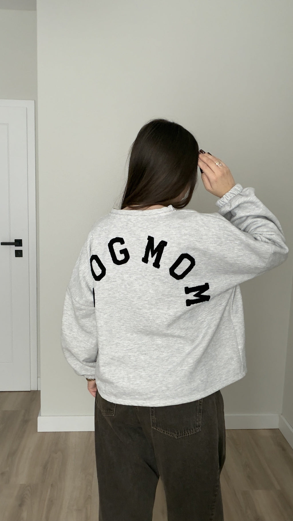Bluza Dog Mom Grey