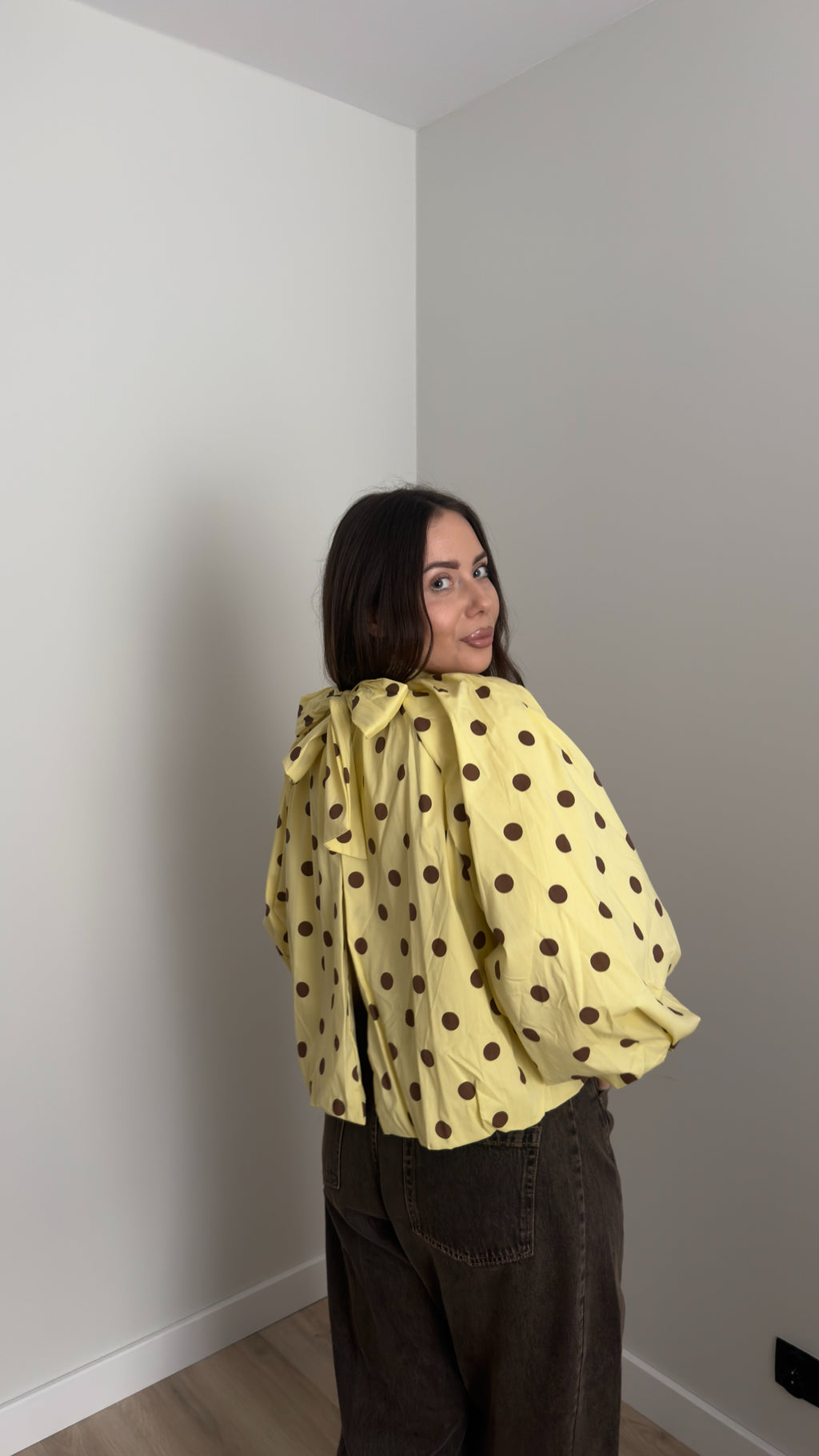 Koszula Mia Yellow Dots