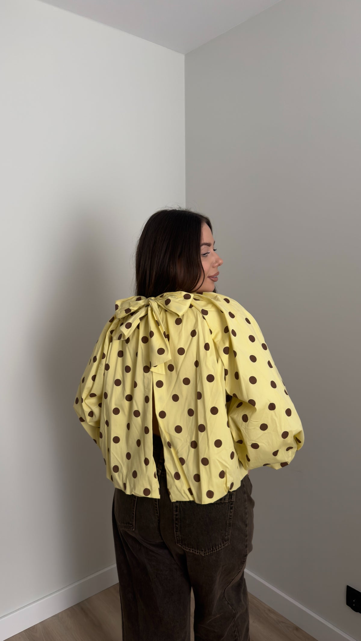 Koszula Mia Yellow Dots