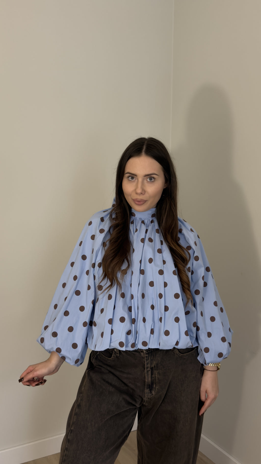 Koszula Mia Blue Dots