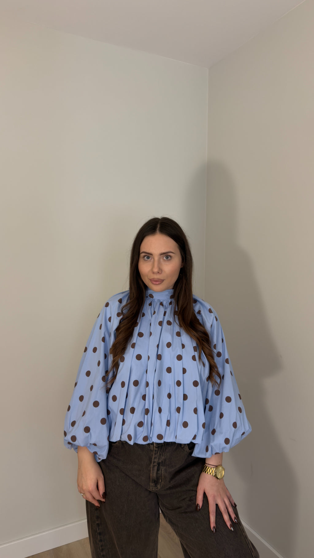 Koszula Mia Blue Dots