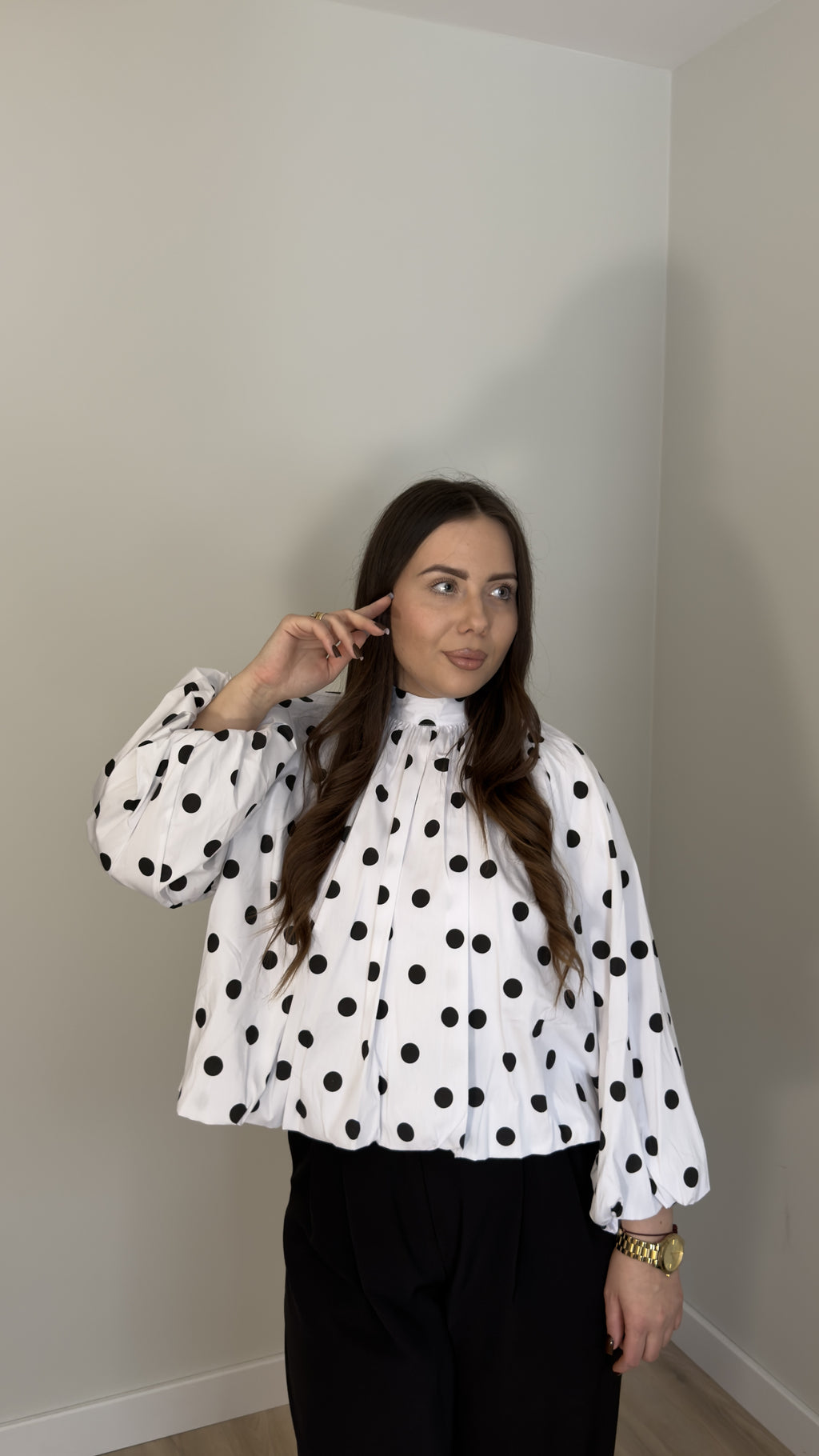Koszula Mia White Dots