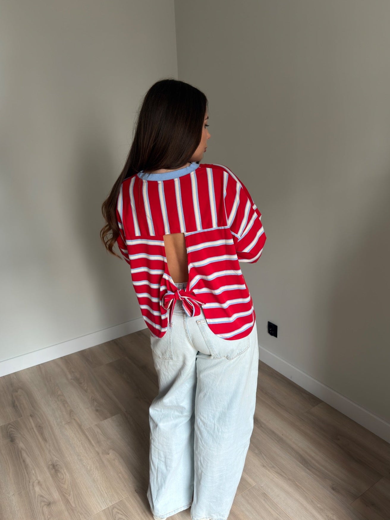 T-shirt Stripes Red