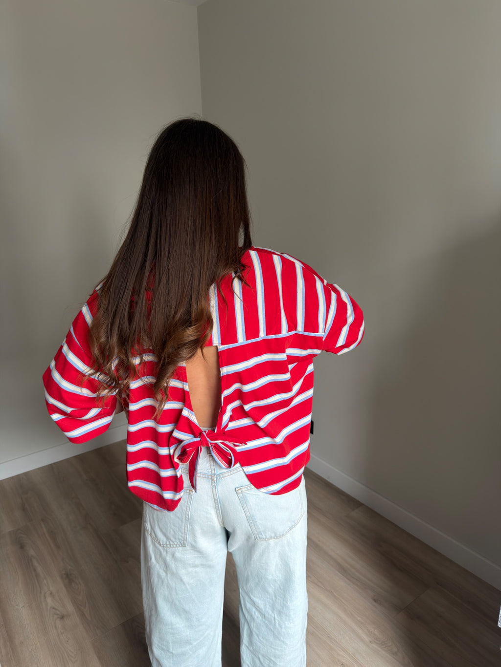 T-shirt Stripes Red