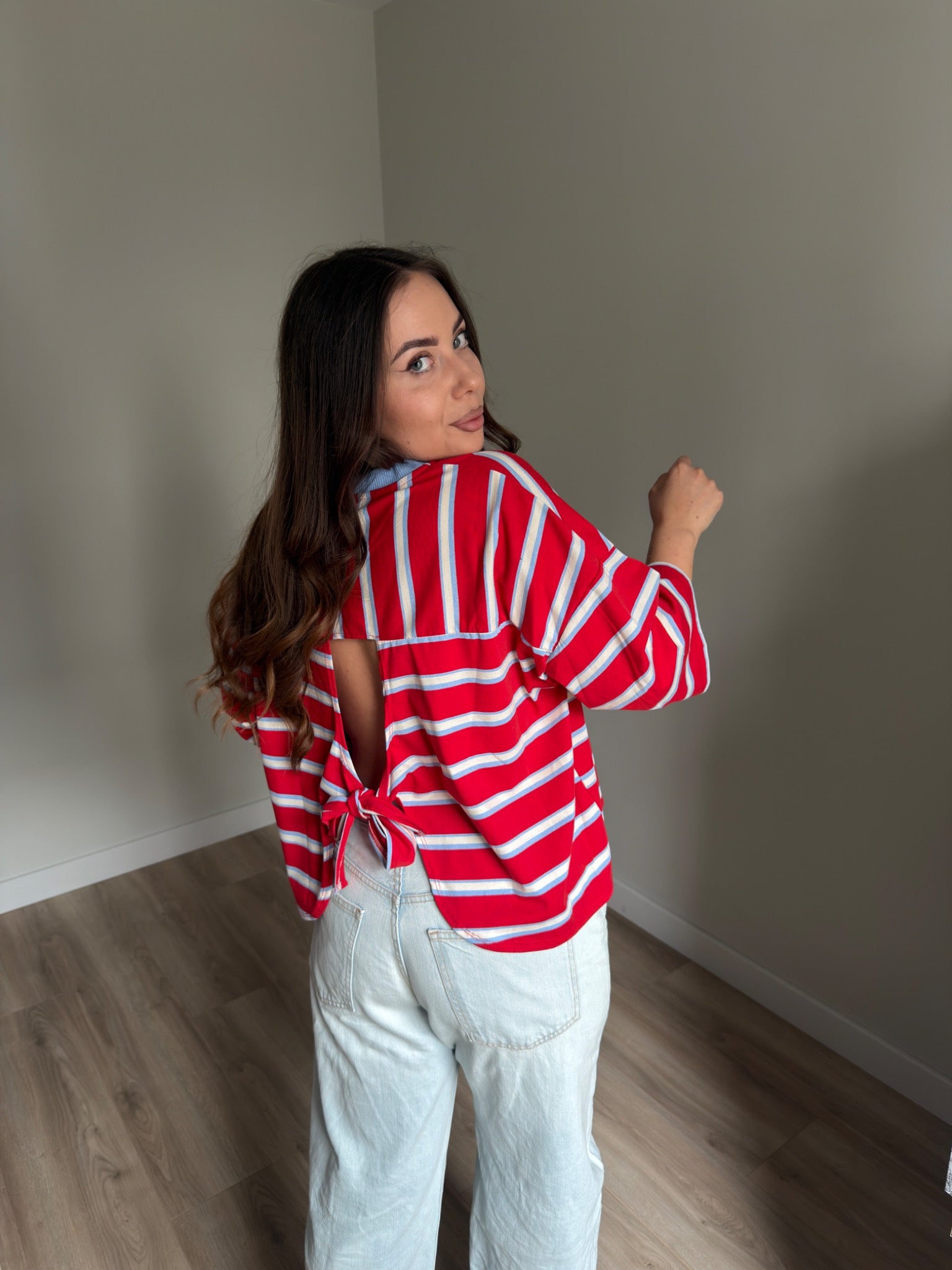 T-shirt Stripes Red