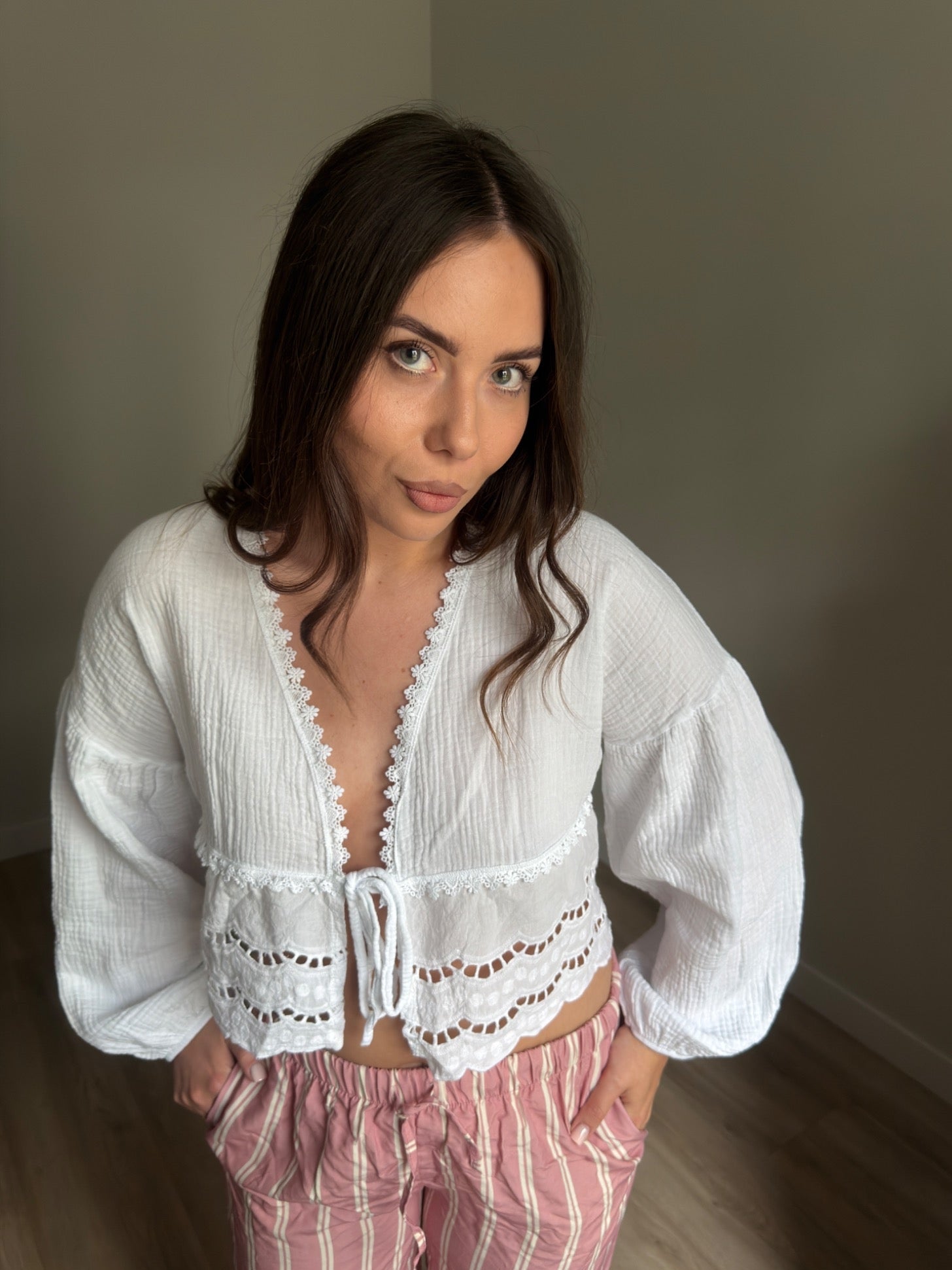 Bluzka Amora White