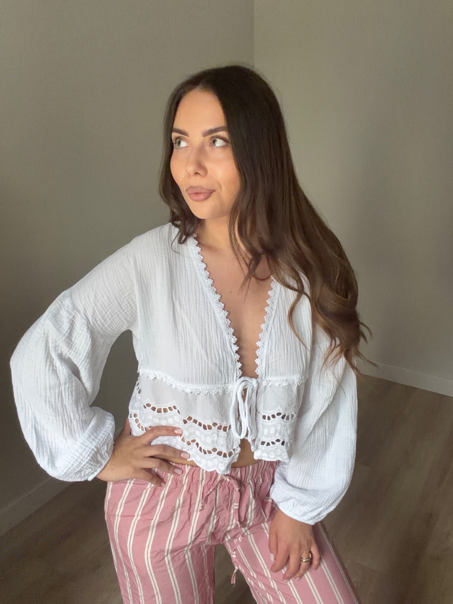 Bluzka Amora White