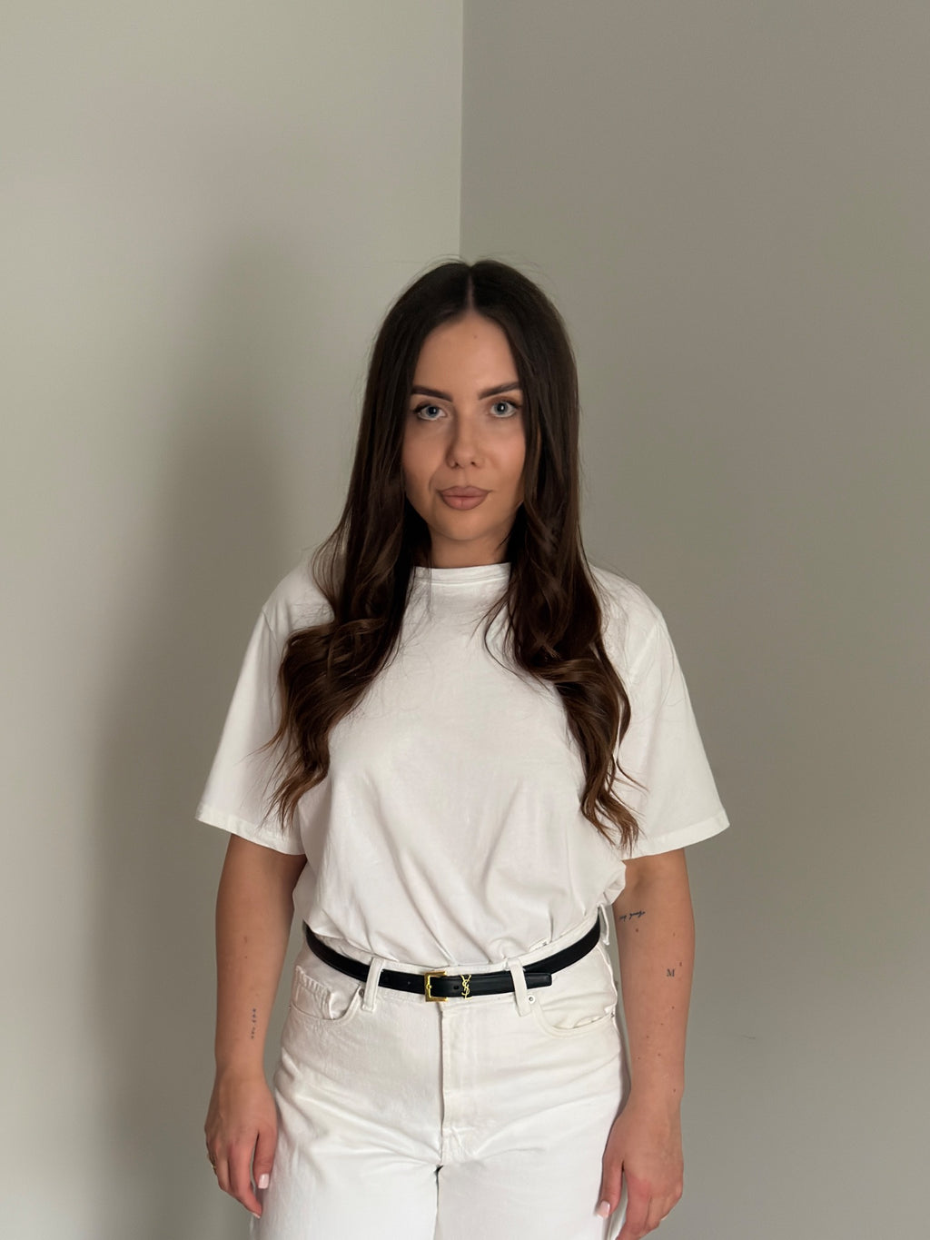 T-shirt Heart White