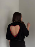 T-shirt Heart Black