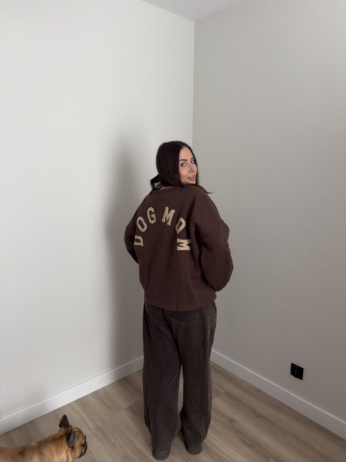 Bluza Dog Mom Chocolate